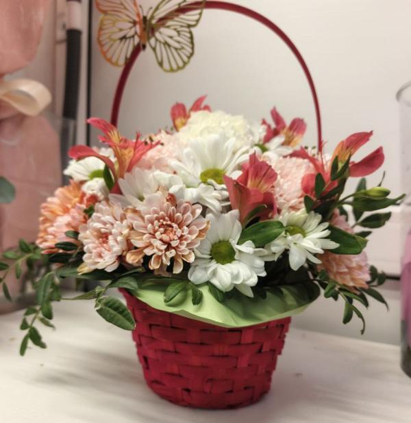 Композиция в корзинке