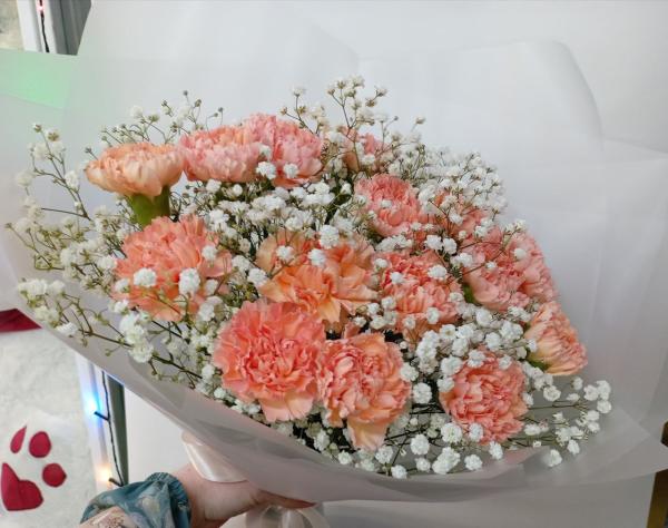 Букет "Персиковый"