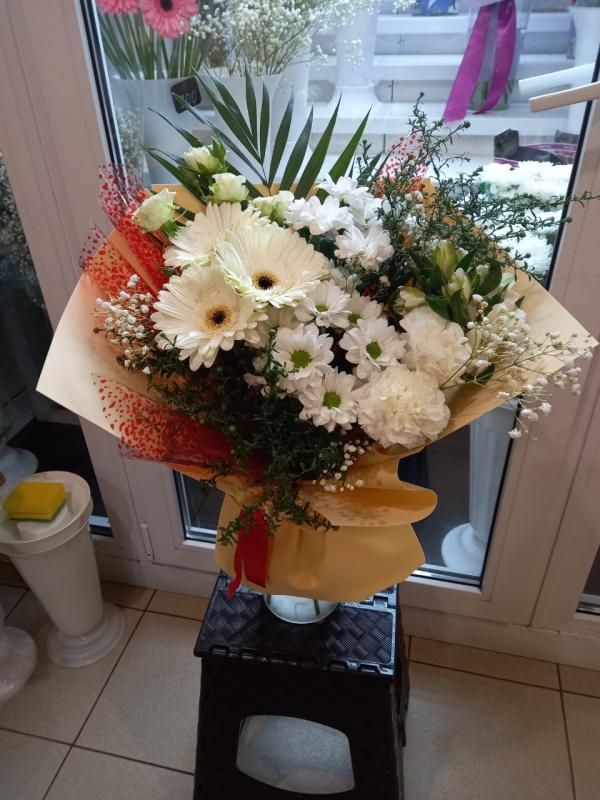 Букет "Сборный 4 с герберами"