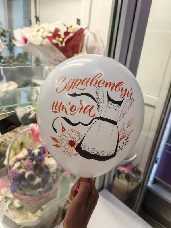 Гелиевые шары "Здравствуй школа"