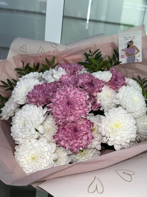 Букет из хризантем