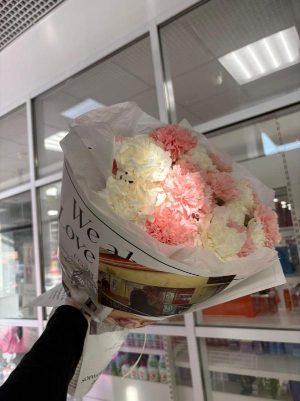 Букет "Розово-белый"