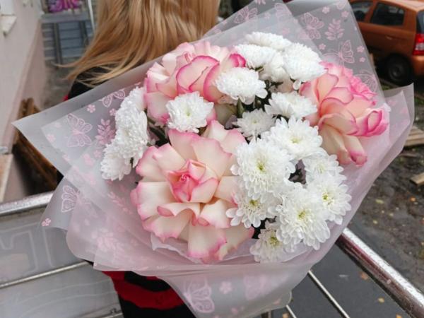 Букет "С французскими розами"